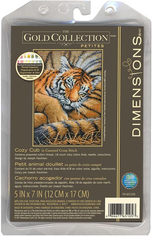 Набор для вышивания «Спящий тигренок» — картинка 7