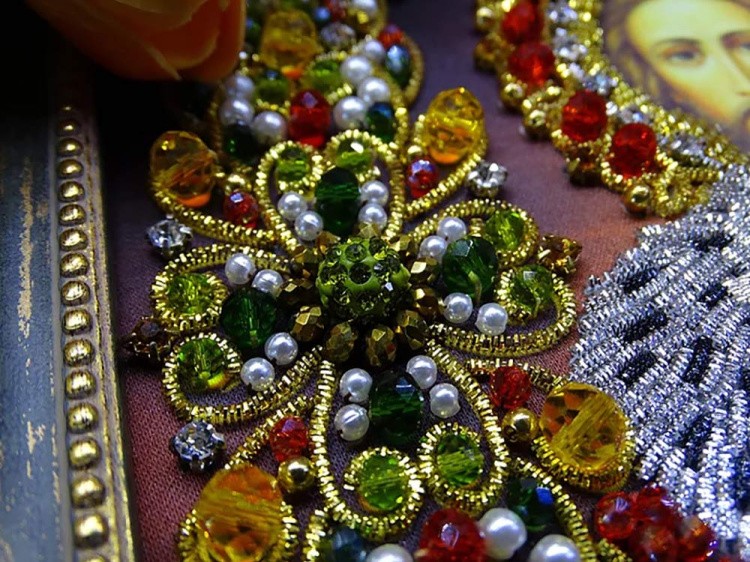 Набор вышивки хрустальными камнями «Святой Александр Невский» — картинка 5