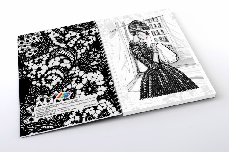 Алмазная мозаика - тетрадь «Завтрак у Тиффани» — картинка 6