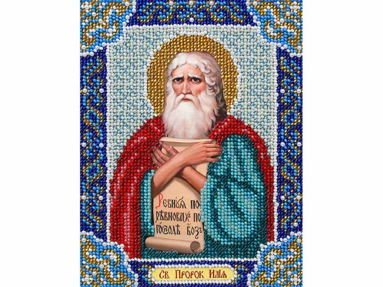 Набор вышивки бисером «Святой Илья»