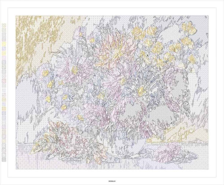 Картина по номерам «Букет на столе» — картинка 4