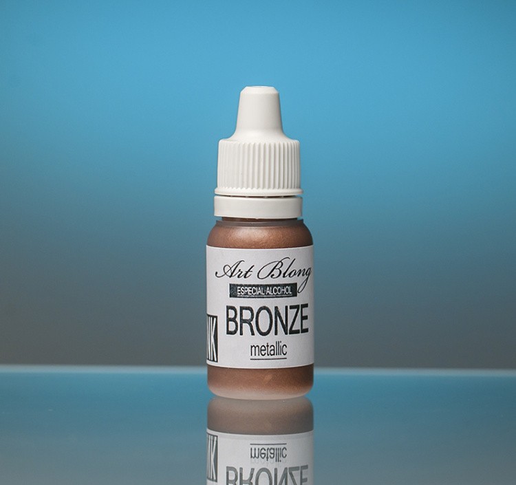 Набор алкогольных чернил metallic Gold, Silver, Bronze, Art Blong — картинка 4