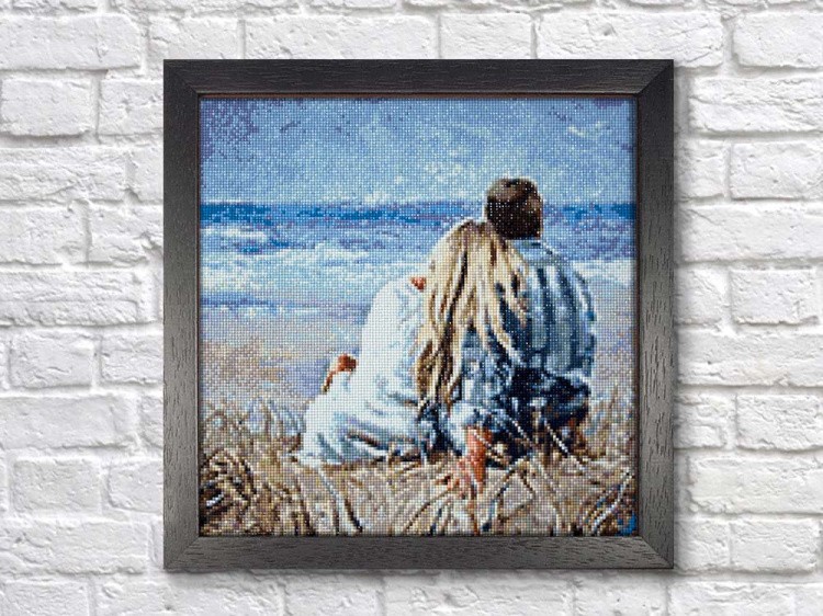 Алмазная вышивка «На берегу моря» — картинка 3