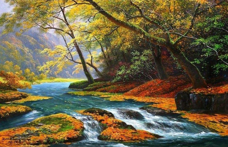 Алмазная вышивка «Ручеёк» — картинка 2