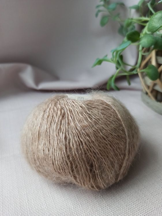 Пряжа Камтекс Мохер Голд (005), бежевый, 5 шт. по 50 г — картинка 3