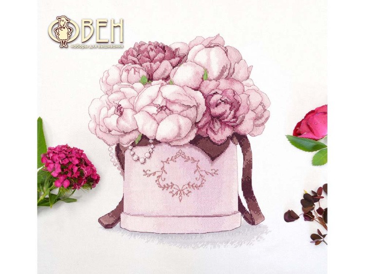 Набор для вышивания «Нежные пионы» — картинка 3