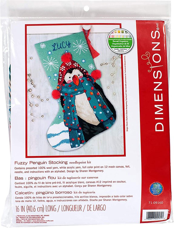 Набор для вышивания «Сапожок. Пушистый пингвин» — картинка 4