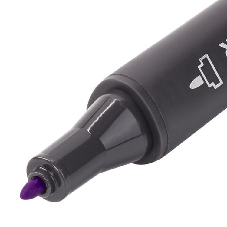 Маркер для скетчинга двусторонний 1 мм - 6 мм BRAUBERG ART CLASSIC, цвет: светло-фиолетовый — картинка 4