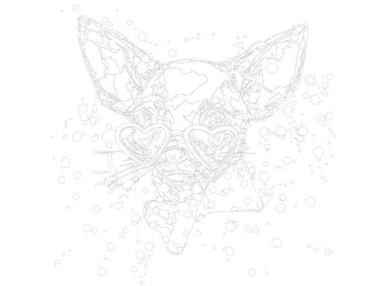 Картина по номерам «Модный чихуахуа» — картинка 3