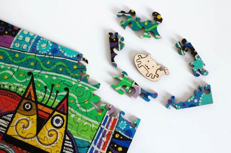 Деревянные пазлы DAVICI «Кот-мореход» — картинка 6