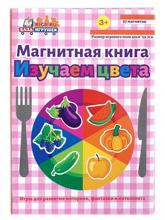 Магнитная книга «Изучаем цвета»