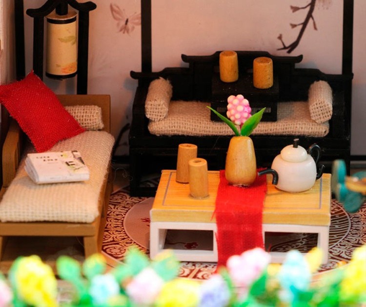 Набор для создания миниатюры (румбокс) «Дом в китайском стиле» — картинка 6