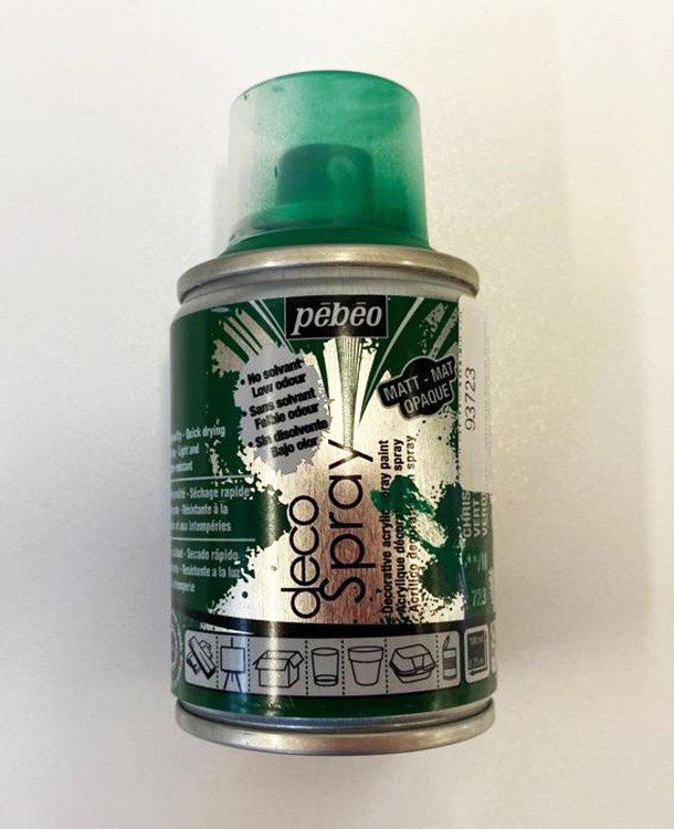 УЦЕНКА. Краска на водной основе decoSpray, 093723 Зеленый рождественский (нарушен товарный вид) — картинка 2