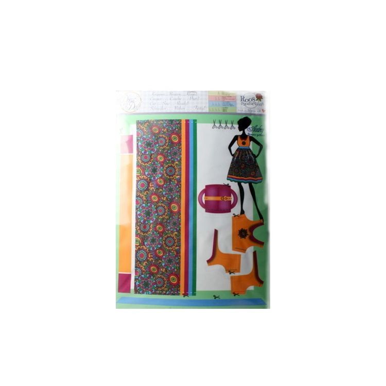 Набор для шитья «Одежда для кукол Audrey Flower Power №4» — картинка 2