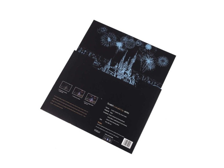 Скретч-картина «Dream Castle» (цветная) — картинка 3