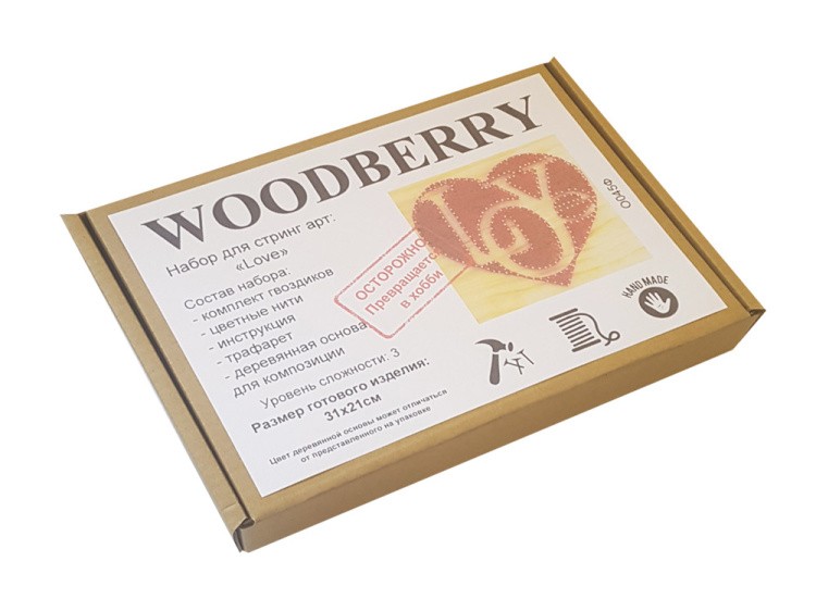 Набор для творчества STRING ART «Love» — картинка 2