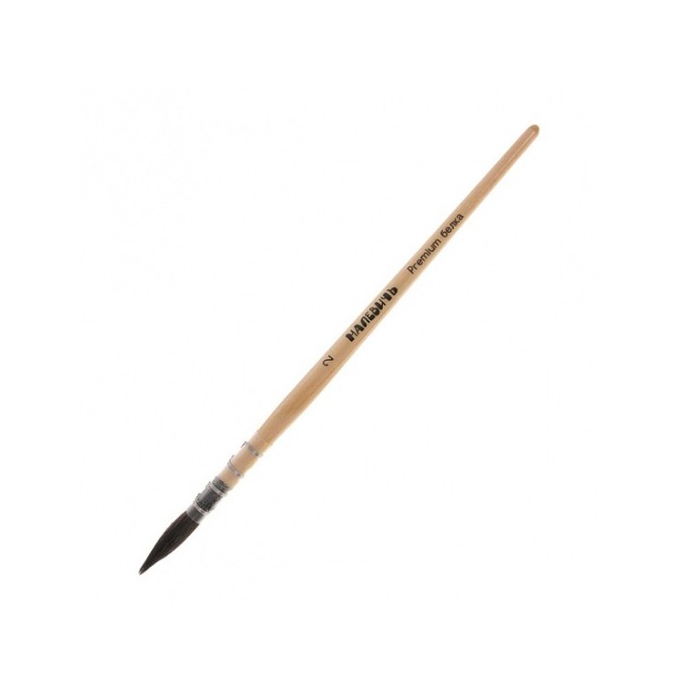 Кисть из белки «Premium» круглая №2, Малевичъ — картинка 2