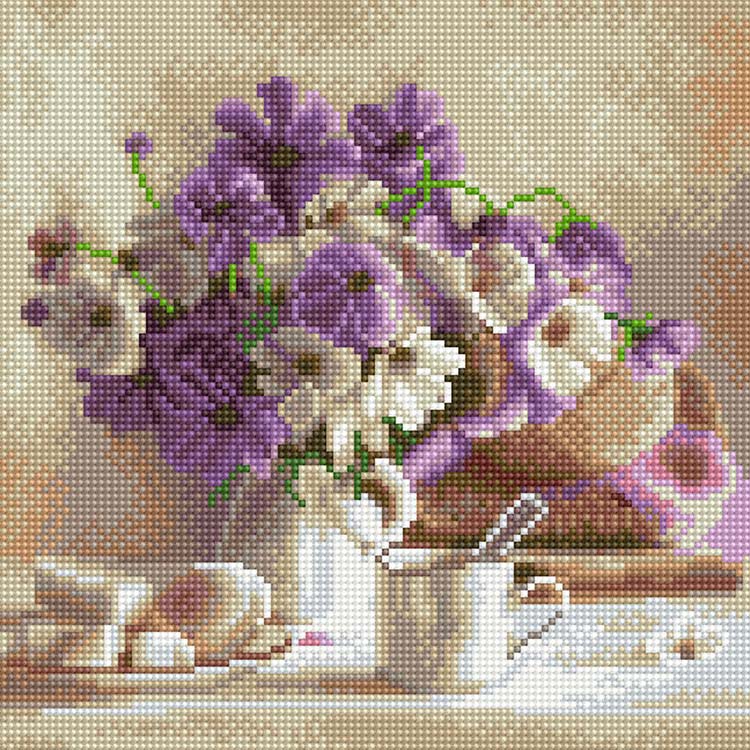 Алмазная вышивка «Летнее чаепитие» — картинка 2