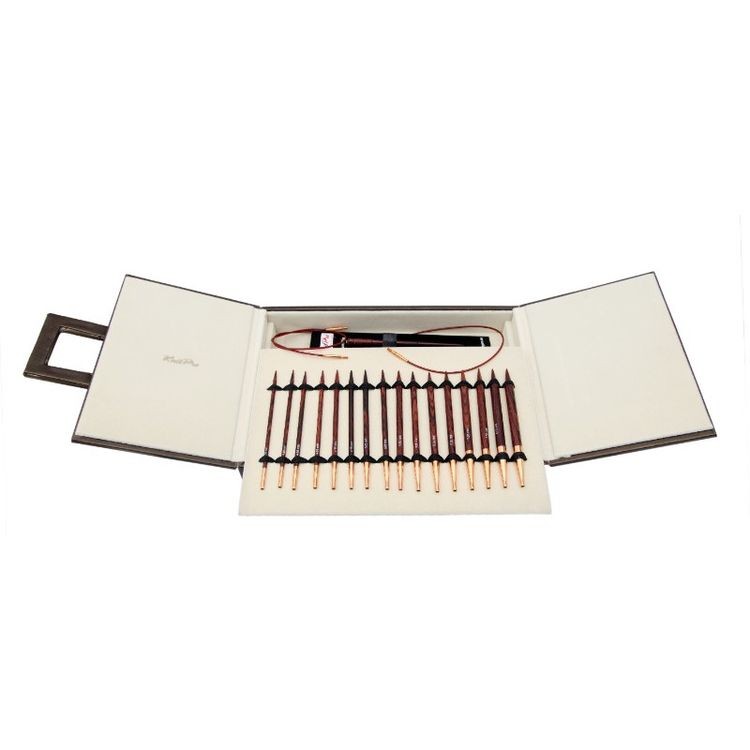 Набор деревянных съемных спиц «Deluxe Simfonie Rose» в подарочной коробке — картинка 3