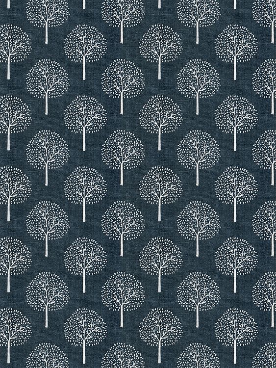 Ткань льняная, 1 м x 150 см, 140 г/м², цвет: серый, растительный принт, TBY — картинка 4