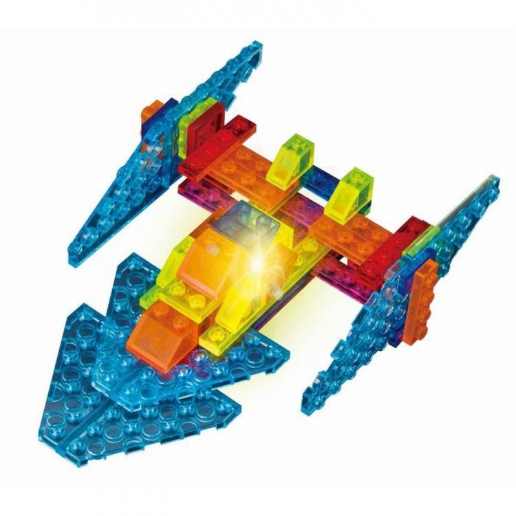 Светящийся конструктор CRYSTALAND «Космический корабль 4 в 1» — картинка 4