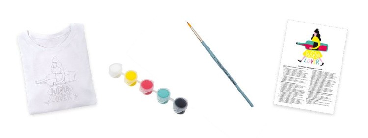 Раскраска на футболке «Девушка с настроением», Фрея — картинка 3