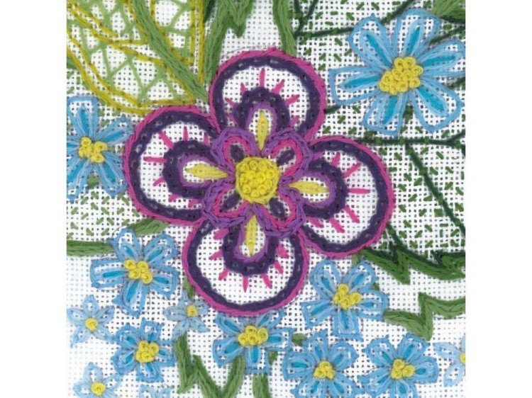 Набор-антистресс для вышивания «Этюд с незабудками» — картинка 3