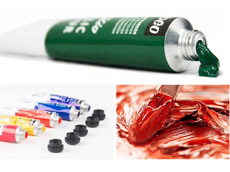 Краски Pebeo масляные 10 цветов набор XL с кистью 20 мл — картинка 5