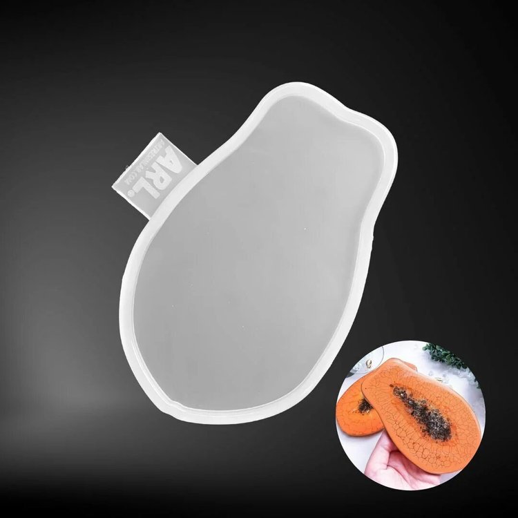 Глянцевый силиконовый молд Папайя (white), Art Resin LAB — картинка 2