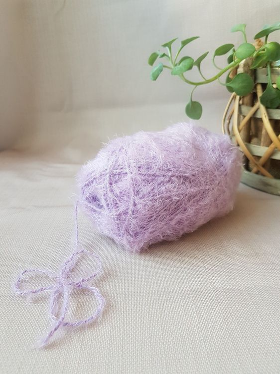 Пряжа Камтекс Хлопок травка (180), светло-сиреневый, 5 шт. по 100 г — картинка 4