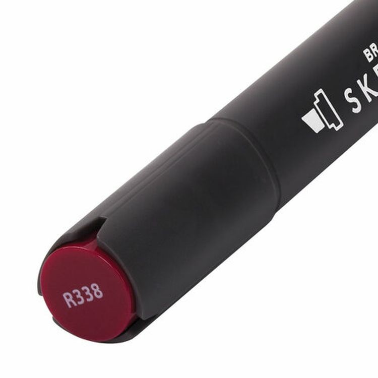 Маркер для скетчинга двусторонний 1 мм - 6 мм BRAUBERG ART CLASSIC, цвет: бордовый — картинка 6