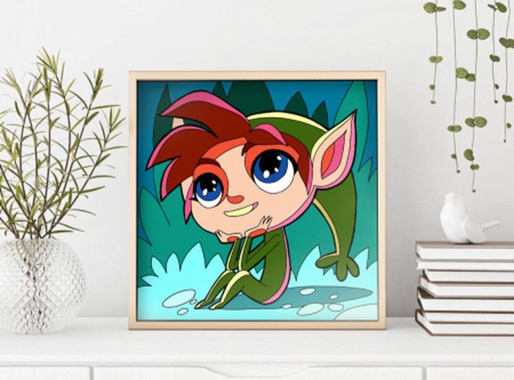Картина по номерам «Маленький эльф» — картинка 5