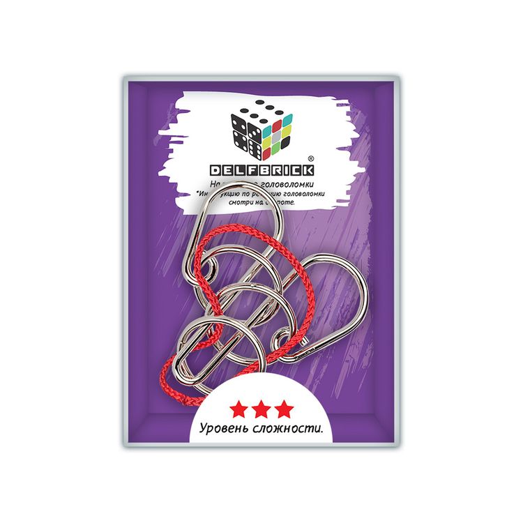 Головоломка металлическая Бык, 4 элемента — картинка 2