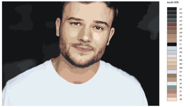 Картина по номерам «Макс Корж 5» — картинка 2