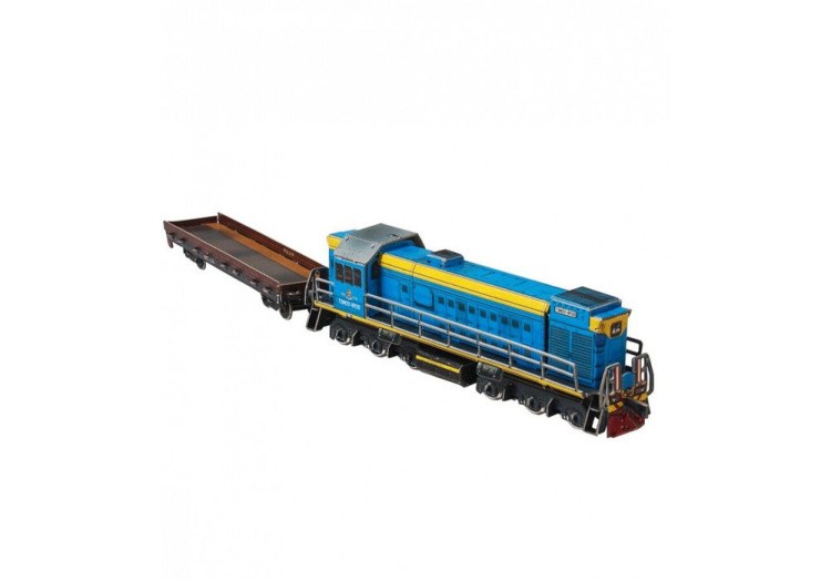 Сборная модель из картона «Тепловоз ТЭМ-2У  1966-1985 СССР» — картинка 2