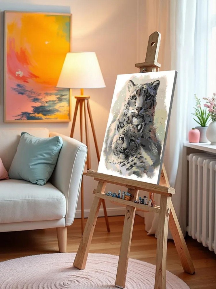 Картина по номерам «Леопарды» — картинка 10