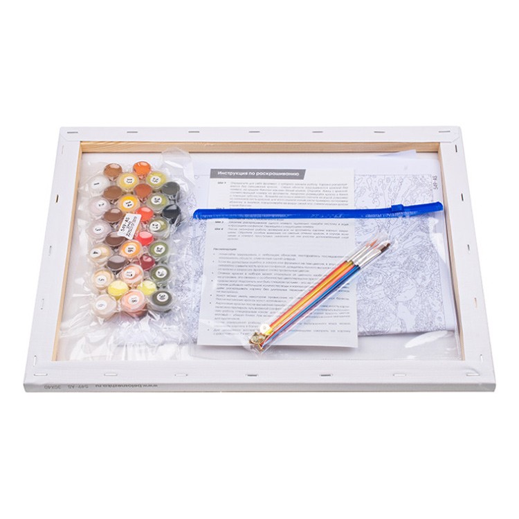 Картина по номерам «Рождественская ночь» — картинка 3