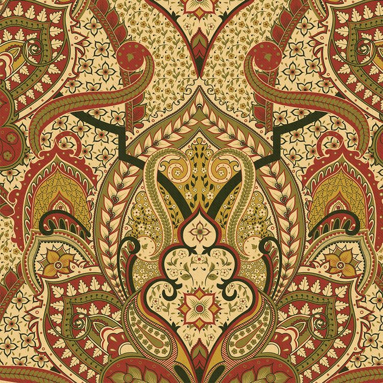 Ткань для пэчворка Тайны Марокко, 146 г/м², 50х55 см, 100% хлопок, цвет: бежевый, принт, Peppy