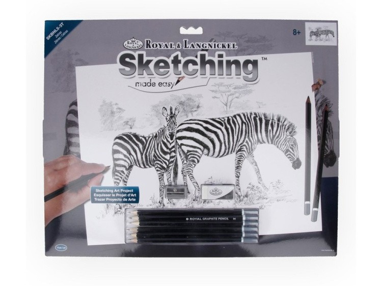 Набор для скетчинга «Зебры» — картинка 2