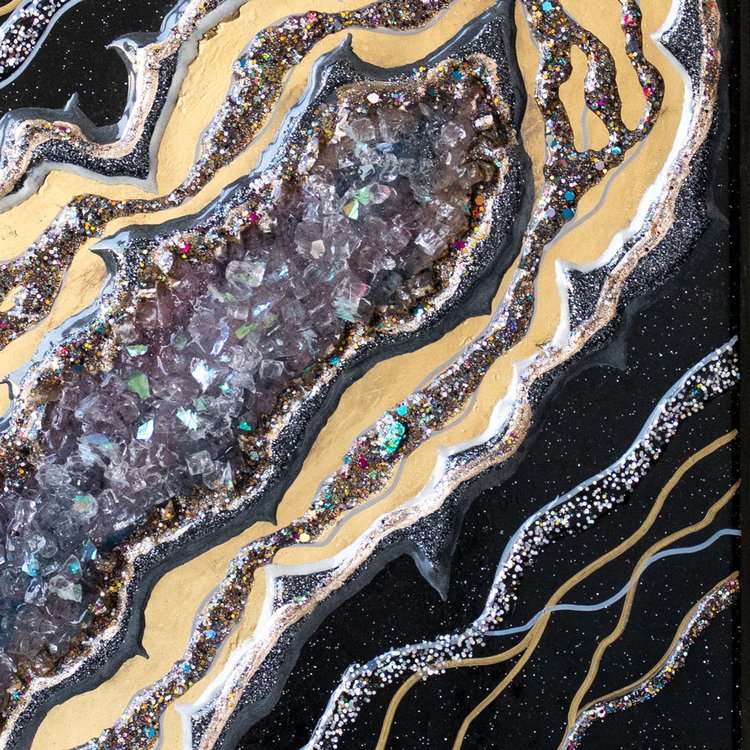 Краситель для эпоксидной смолы черный, 20 г, ALX Studio — картинка 5