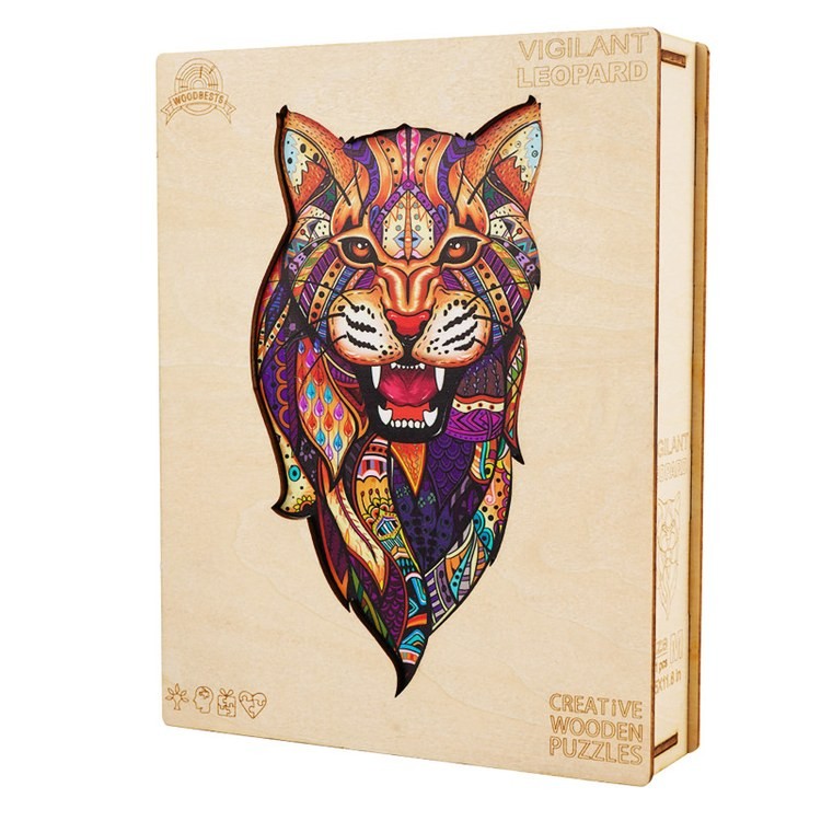 Деревянные пазлы «Африканский Леопард S», Woodbests — картинка 7