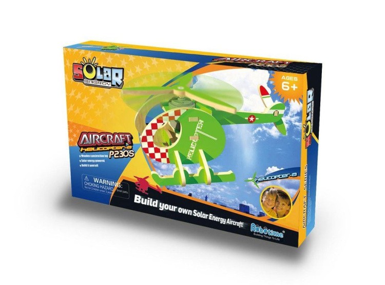 Деревянный 3D-конструктор «Вертолет А», Robotime — картинка 2