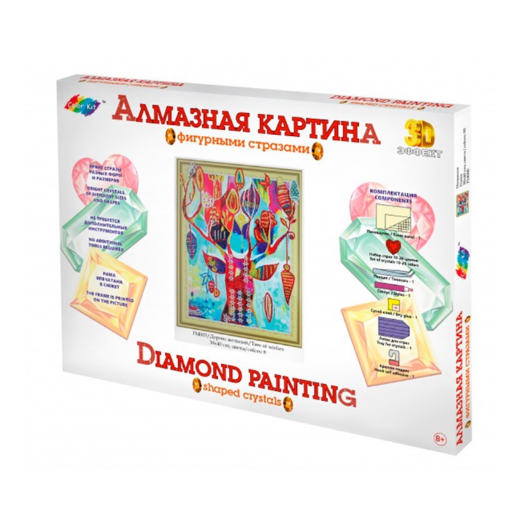 Алмазная вышивка 5D «Дерево желаний» — картинка 3