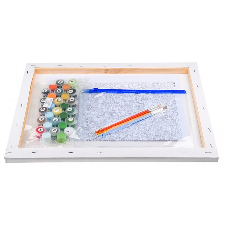 Картина по номерам «Красный кораблик» — картинка 3