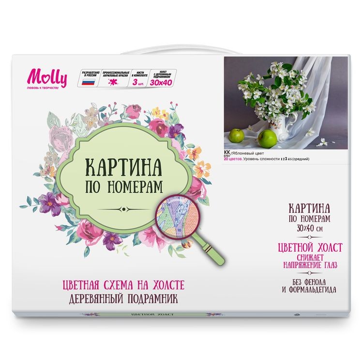 Картина по номерам «Яблоневый цвет» — картинка 2