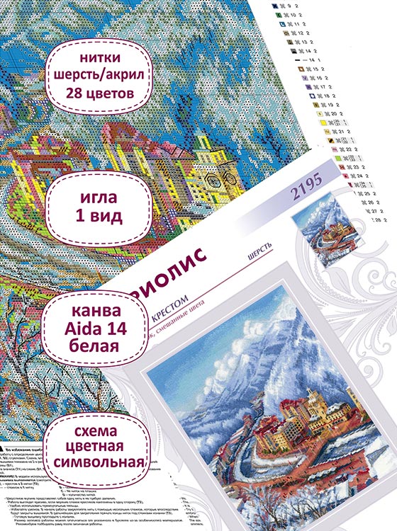 Набор для вышивания «Роза Хутор» — картинка 3