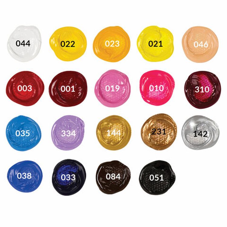 Краски акриловые художественные BRAUBERG ART CLASSIC, набор 24 шт, 19 цветов, в тубах 75 мл — картинка 6