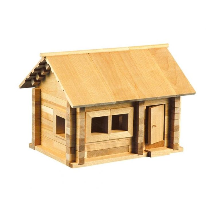 Конструктор из дерева «Избушка три медведя с куклами и электропроводкой» — картинка 5