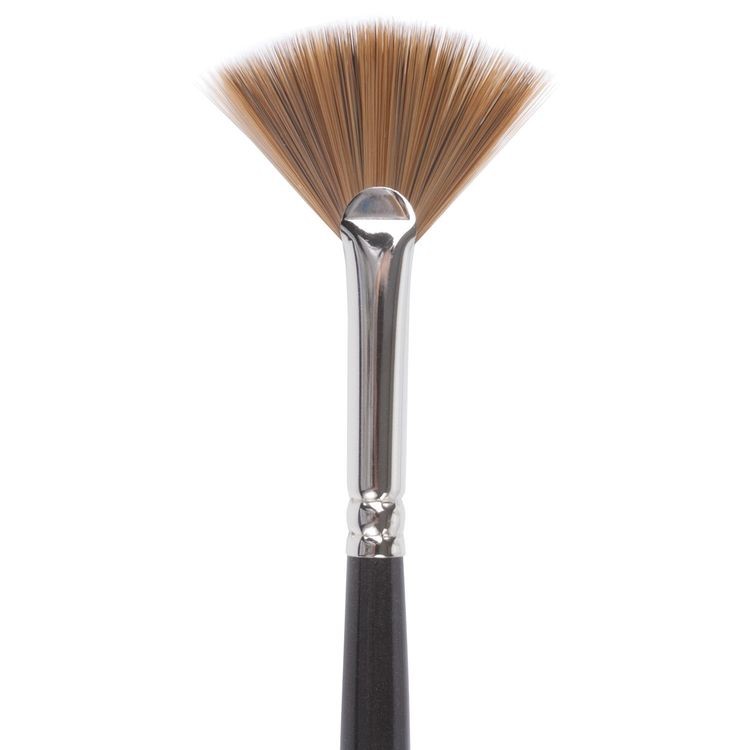 Кисть художественная профессиональная Art Classic, синтетика мягкая, веерная, № 6, длинная ручка, Brauberg — картинка 4