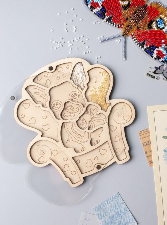 Органайзер для бисера «Собачка чихуахуа» — картинка 2